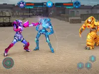 Robot X Street Battle: Удар Em Up Воин Убийца Screen Shot 12