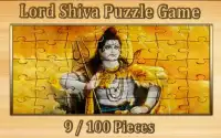 lord shiva  jigsaw puzzle 9/100 pieces Screen Shot 4