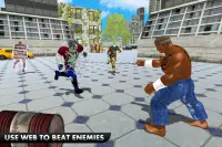 Black Monster Hero Crime City Battle Screen Shot 12