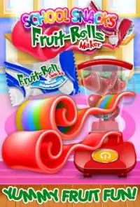 Fruit Roll Candy Maker - School Snacks Sim FREE Screen Shot 0