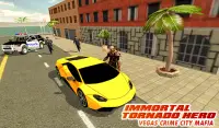 Robot Tornado Crime Simulator-Immortal Flying Hero Screen Shot 7