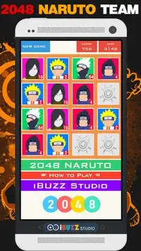 2048 Cute Naruto's Team Screen Shot 3