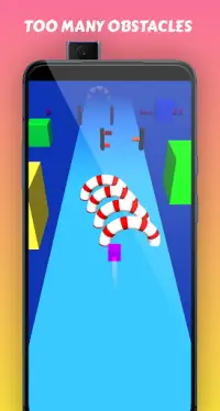 Box Rusher：リラックスできるロールランナーゲーム Screen Shot 1