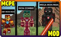 Addon Iron Man MCPE - Minecraft Mod Screen Shot 2
