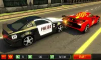 Police Car vs Gangster Escape Screen Shot 0