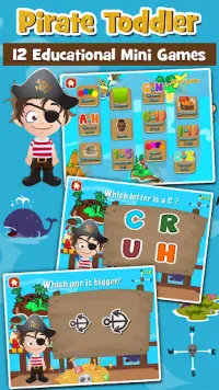 Pirate Toddler Kids Games Free Screen Shot 0