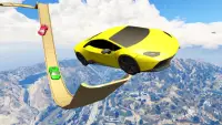 Acrobacias 3d mega rampa GT: juegos de carros US Screen Shot 5
