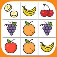 Fruits Match, Memory Game, Image Matching