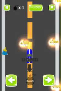 Bomb Car Racing Game Screen Shot 1