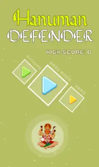 Hanuman Defender Game Screen Shot 0