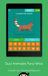Quiz Guess The Animal (Spanish Words) Screen Shot 16