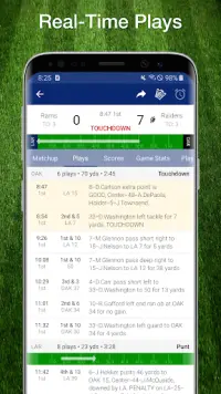 Football NFL Live Scores, Stats, & Schedules 2020 Screen Shot 1