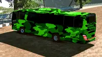Army Bus Simulator Sim army bus driving games 2021 Screen Shot 1