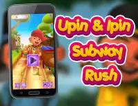 New Upin Ipin Subway Surf: Free Run & Dash Game Screen Shot 0