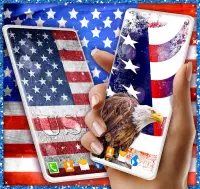 American Flag Wallpapers ⭐ USA HD Wallpaper Theme Screen Shot 0