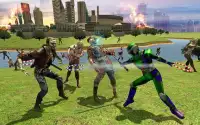 Green Super Ring Hero Crime Battle Screen Shot 8