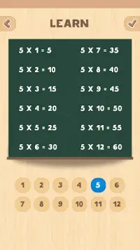 Multiplication table. Learn and Play! Screen Shot 4