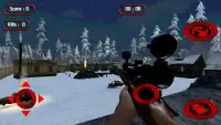 снайпер снег: Охотник на зомби Screen Shot 1