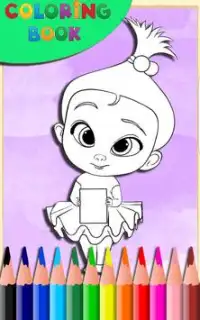 How To Color Baby Boss (coloring game) Screen Shot 1