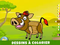 Jeux pour Enfants Puzzles et couleurs de la Savane Screen Shot 11