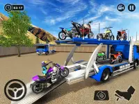 Motorradträger Truck Spiel 2019 Screen Shot 9