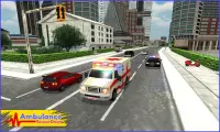 Ambulance pilote de secours 3D Screen Shot 5