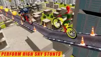 Amazing Superhero BMX Rider Stunt Racing Screen Shot 4