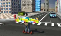 Hoverboard Flying Gift Delivery 3D Screen Shot 4