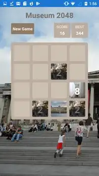 Museum 2048 Screen Shot 2