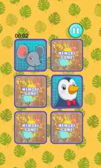 Animal Memory Game Screen Shot 1