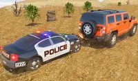 Offroad Jeep Prado Driving - Police Chase Games Screen Shot 4
