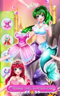 Dress Up Mermaid Princess Makeover Screen Shot 2
