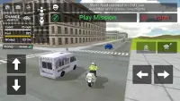 Police Car Driving Motorbike Screen Shot 5