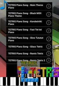 Tetris Piano Ringtones Screen Shot 0
