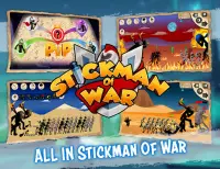 Stickman Of War - Stick Battle Screen Shot 8