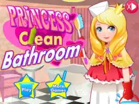 تنظيف حمام ألعاب الأميرة Screen Shot 0