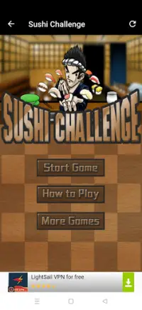 Sushi Challenge Screen Shot 2