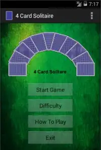 4 Card Solitaire Screen Shot 1