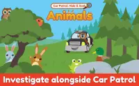 Car Patrol Hide & Seek: Preschool Animals Safari Screen Shot 0