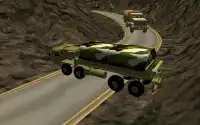 3D tentara truk sopir simulato Screen Shot 5