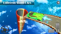 Real Car Stunt Race Extreme Ramps Screen Shot 1