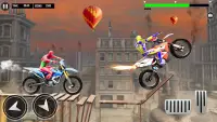 Spider Hero Bike Stunt Games Screen Shot 0