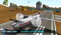 Fliegen Simulator 2017 - Flugzeug Flug Pilot 3D Screen Shot 11