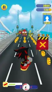 Subway Sonic Surf - Dash & Run Screen Shot 4