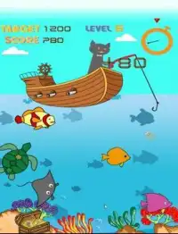Magnetic Cat Fishing Game Screen Shot 3