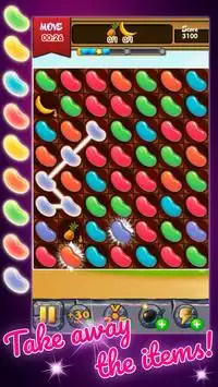 Match 3: Candy Bean Adventure Screen Shot 3