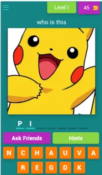 Pokemon character quiz Screen Shot 6
