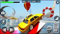 Extreme City Taxi Car Stunt : Ramp Car Stunts Game Screen Shot 4