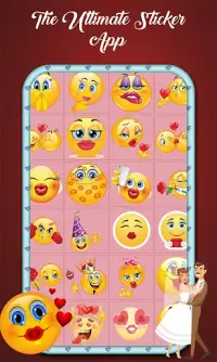 Valentine Love Emojis -Sticker Screen Shot 0