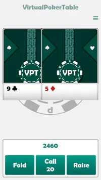 Virtual Poker Table : Cards, Chips & Dealer Screen Shot 2